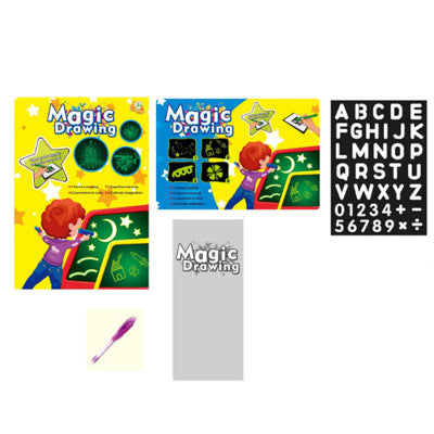 Drawing Pad 3D Magic 8 Light Effects Puzzle Board Sketchpad