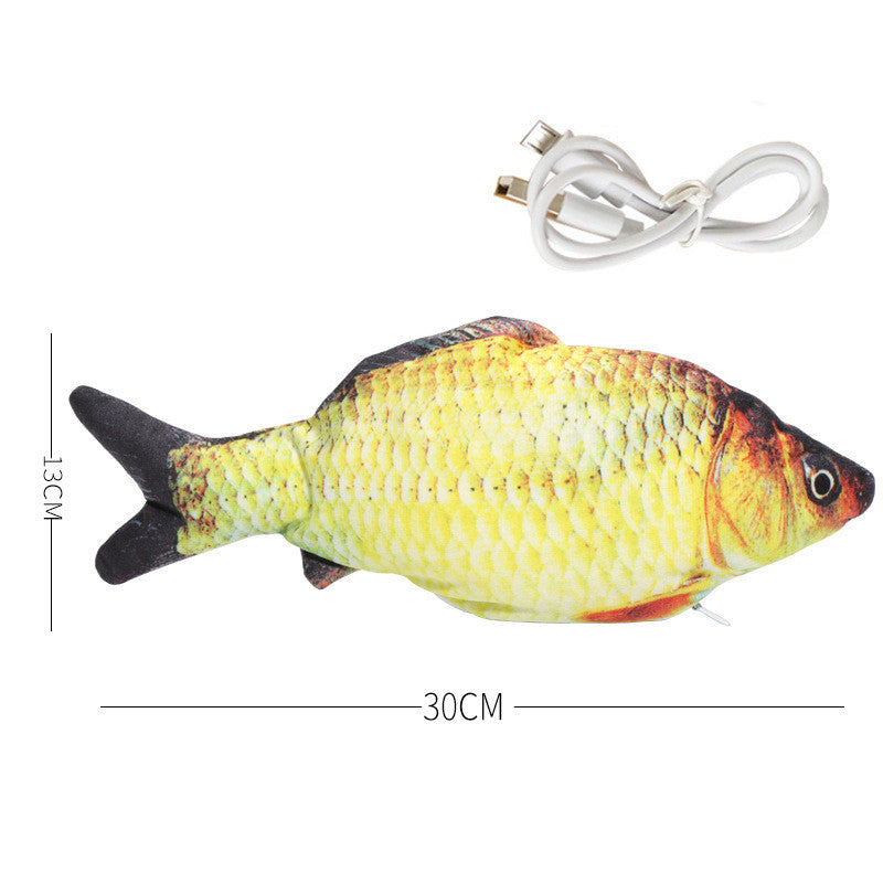 Fish Toy for pets with USB Charging
