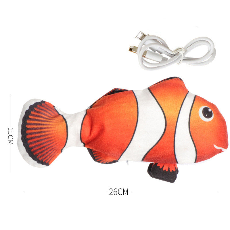 Fish Toy for pets with USB Charging