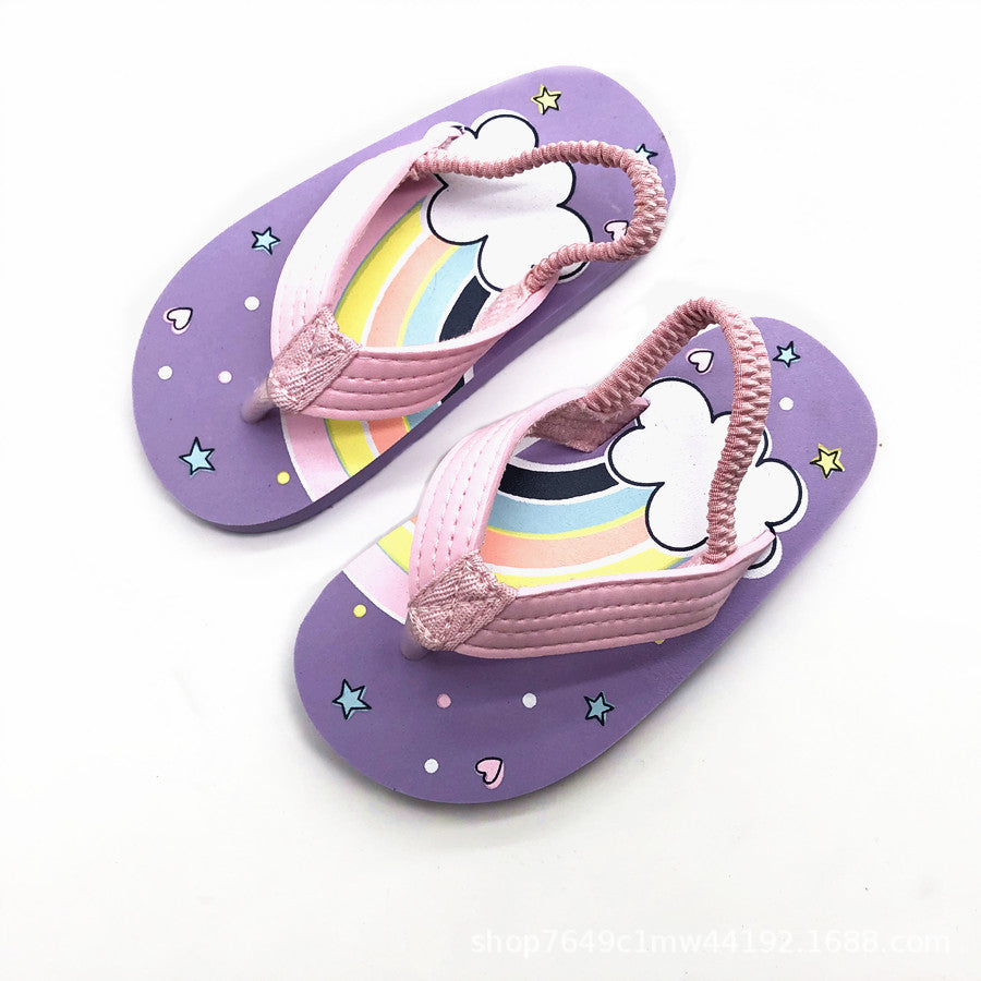 Children's light portable slippers