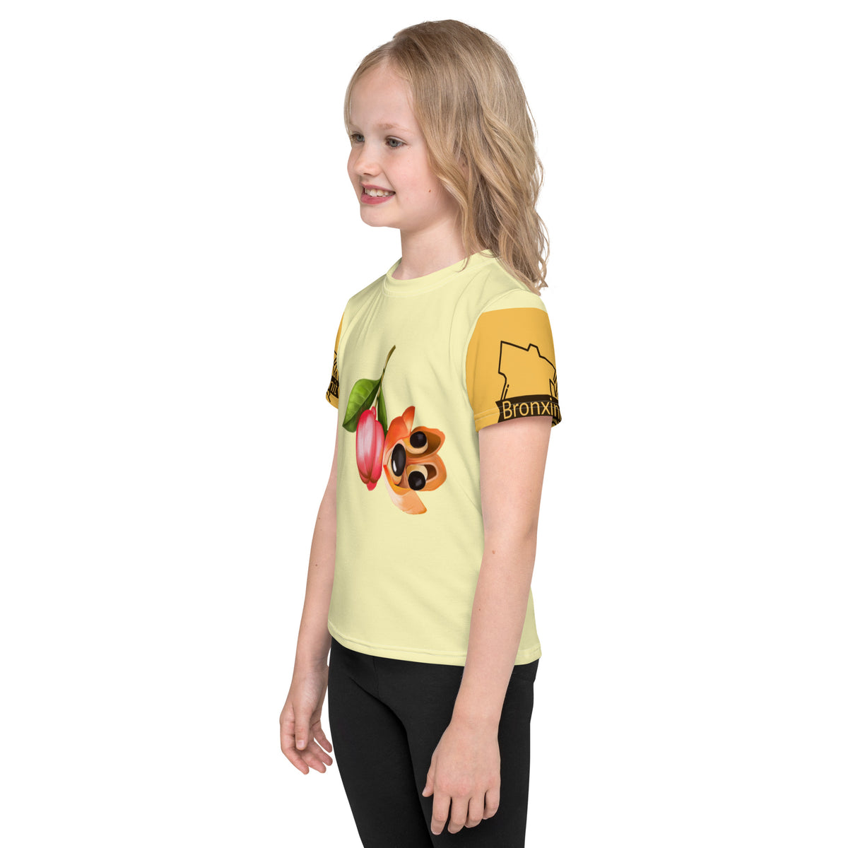 Little Yardie Ackee Kids’ T-Shirt – Jamaican Heritage Crew Neck Tee