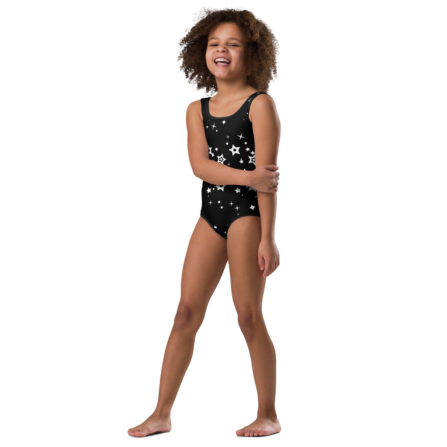 Stars Print Kids Swimsuit