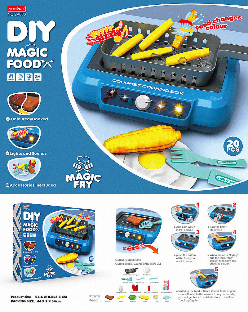 Kitchen Play Set with Color Changing Capabilities