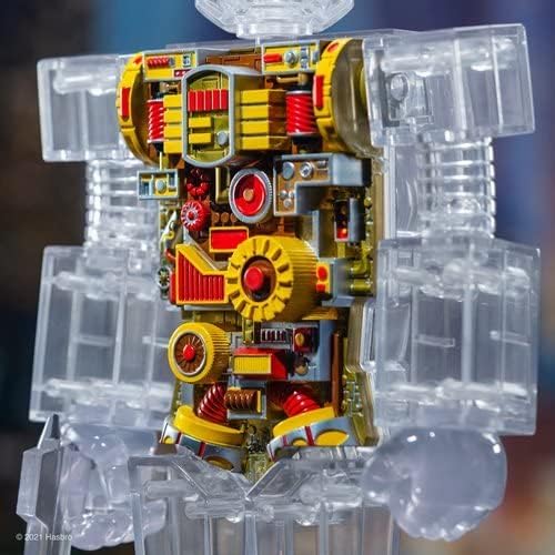 Super7 Super Cyborg Transformers Bumblebee (Clear) - 10" Transformers Action Figure Classic Cartoon Collectibles and Retro Toys