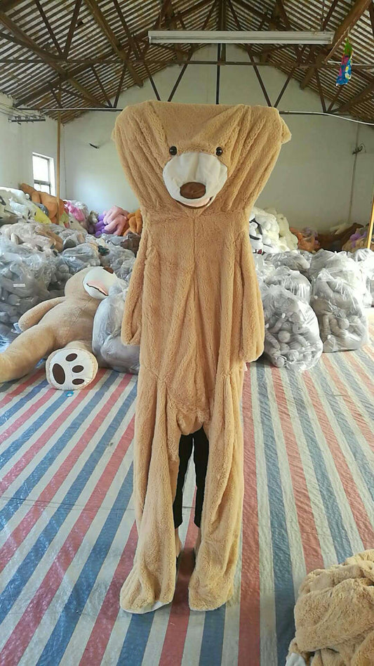 Giant Teddy Bear Plush Toy Leather Shell (DIY)