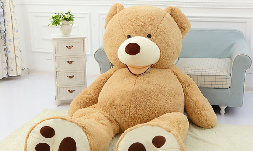 Giant Teddy Bear Plush Toy Leather Shell (DIY)