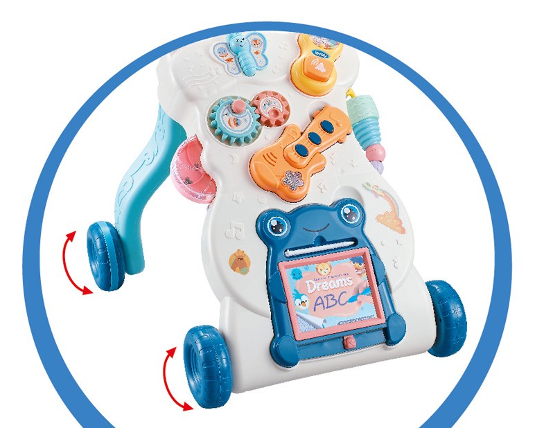 Children  Multi-functional Musical Walker Trolley Anti-rollover