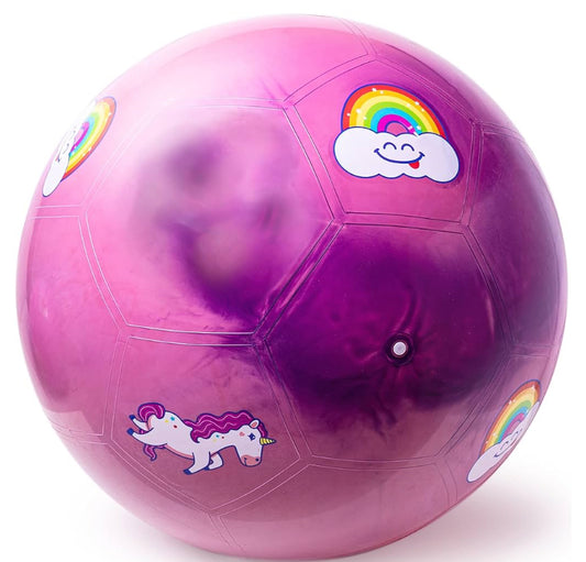 Good Banana Unicorn Giant Inflatable Soccer Ball - Made with Premium Grade Vinyl, 24" Across,Purple Large (GSUNIC)
