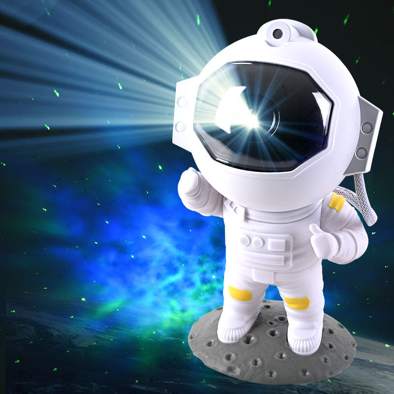 Astronaut Galaxy Star Projector Night Light – Space Room Décor with Remote Control