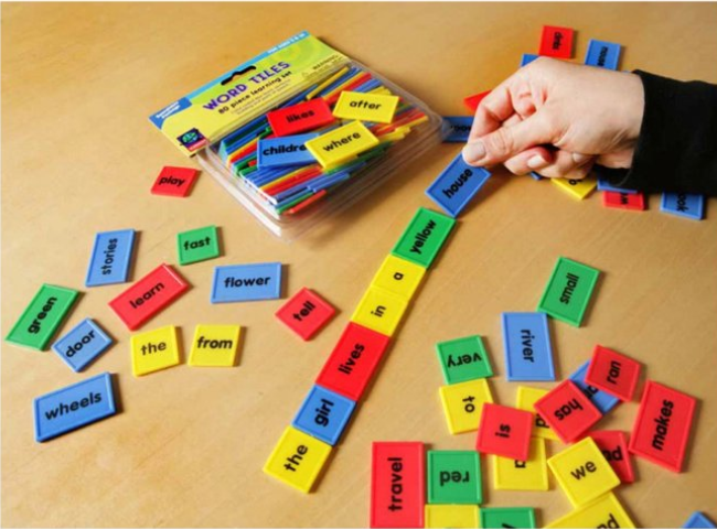 Eureka Word Tiles Learning Set – 160 Pieces per Tub, 2-Pack (320 Tiles Total)
