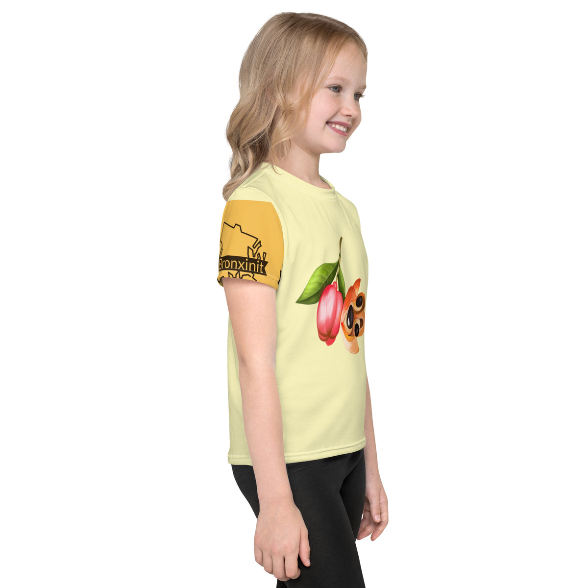 Little Yardie Ackee Kids’ T-Shirt – Jamaican Heritage Crew Neck Tee