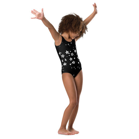 Stars Print Kids Swimsuit