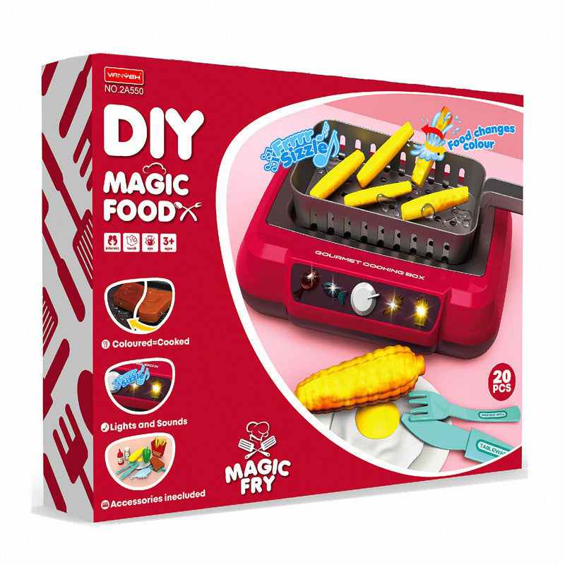 Kitchen Play Set with Color Changing Capabilities