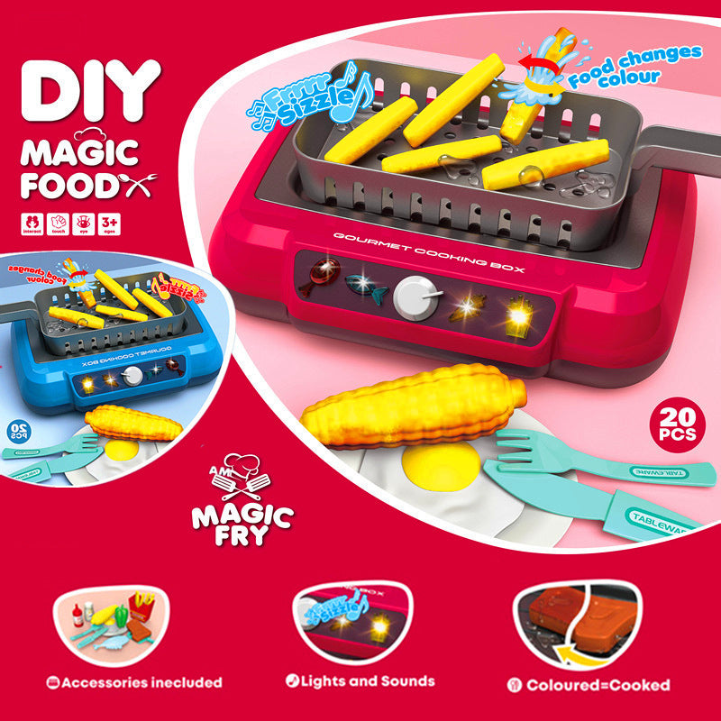 Kitchen Play Set with Color Changing Capabilities