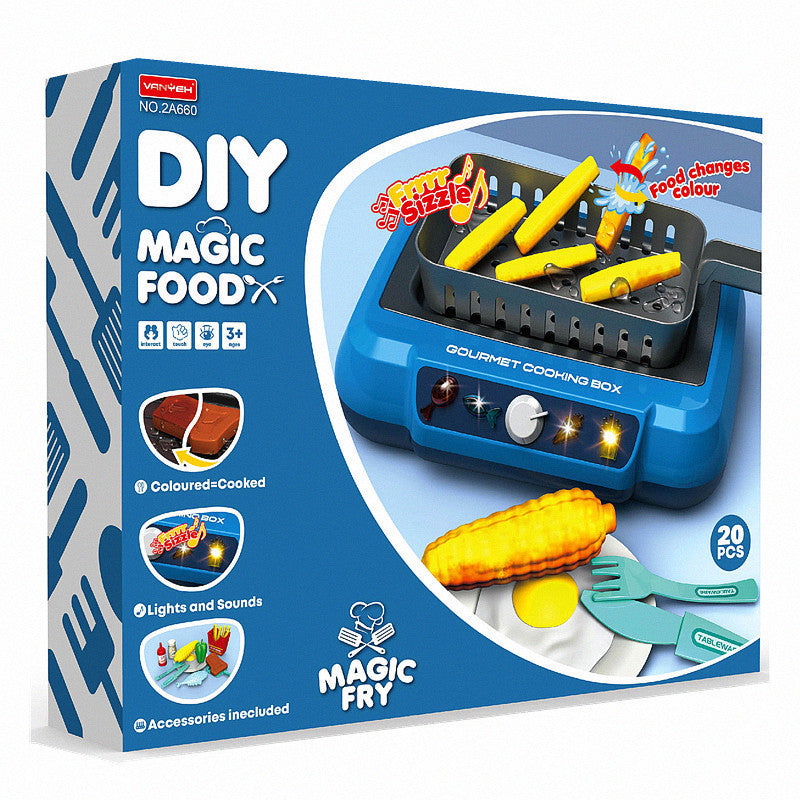Kitchen Play Set with Color Changing Capabilities